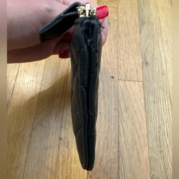 *last chance!!* Black zip wallet with ring - Picture 3 of 14